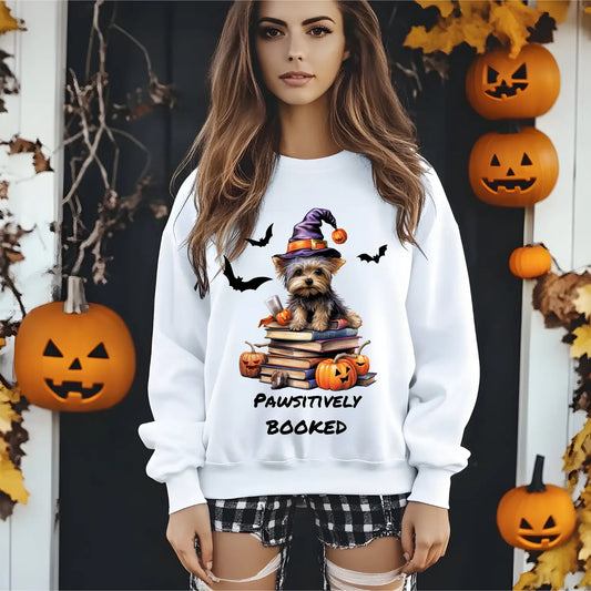 Pawsitively Booked Bookish Sweatshirt - TBRaring