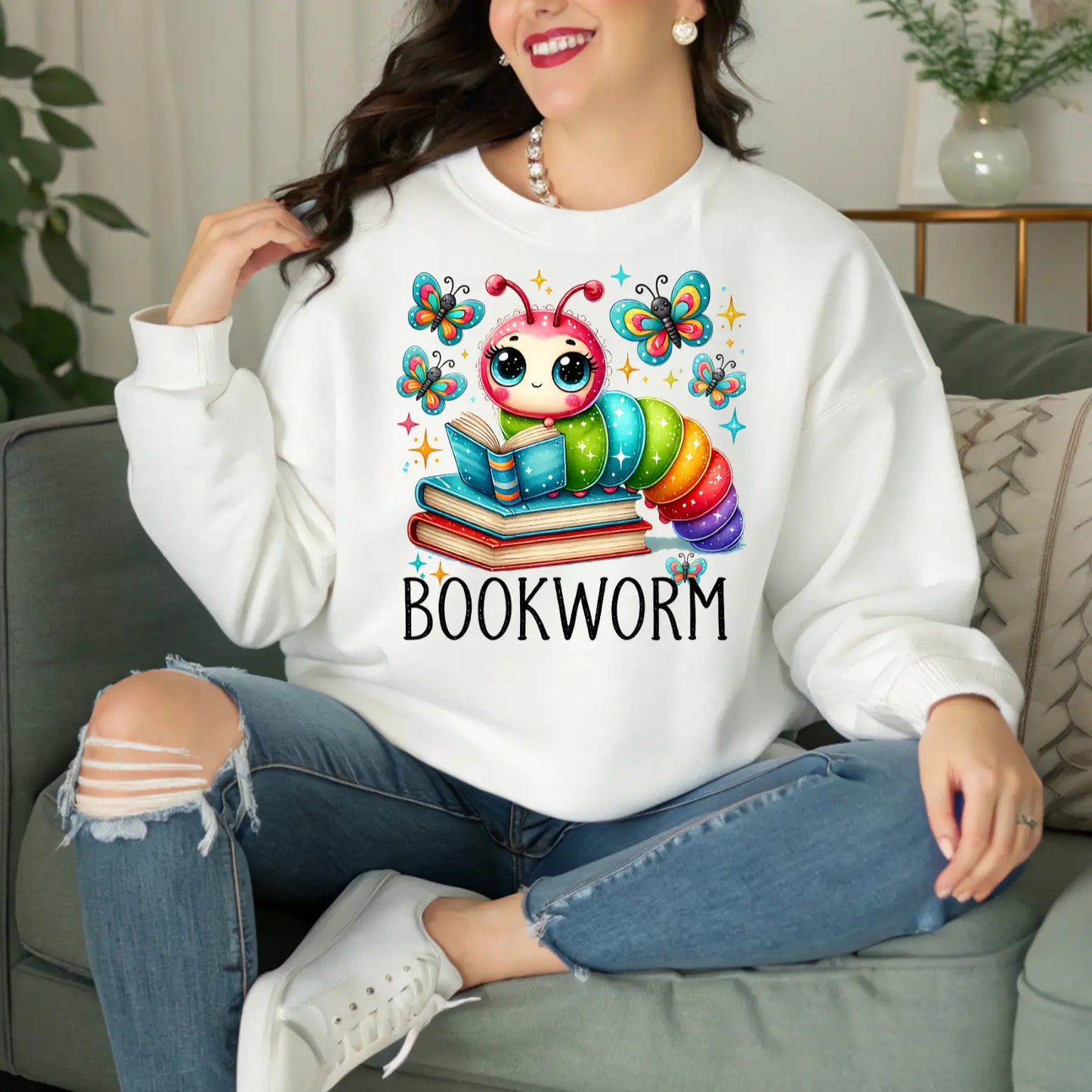 Bookworm Unisex Sweatshirt - TBRaring
