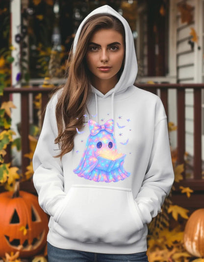 Rainbow Glow Ghost Hoodie - TBRaring