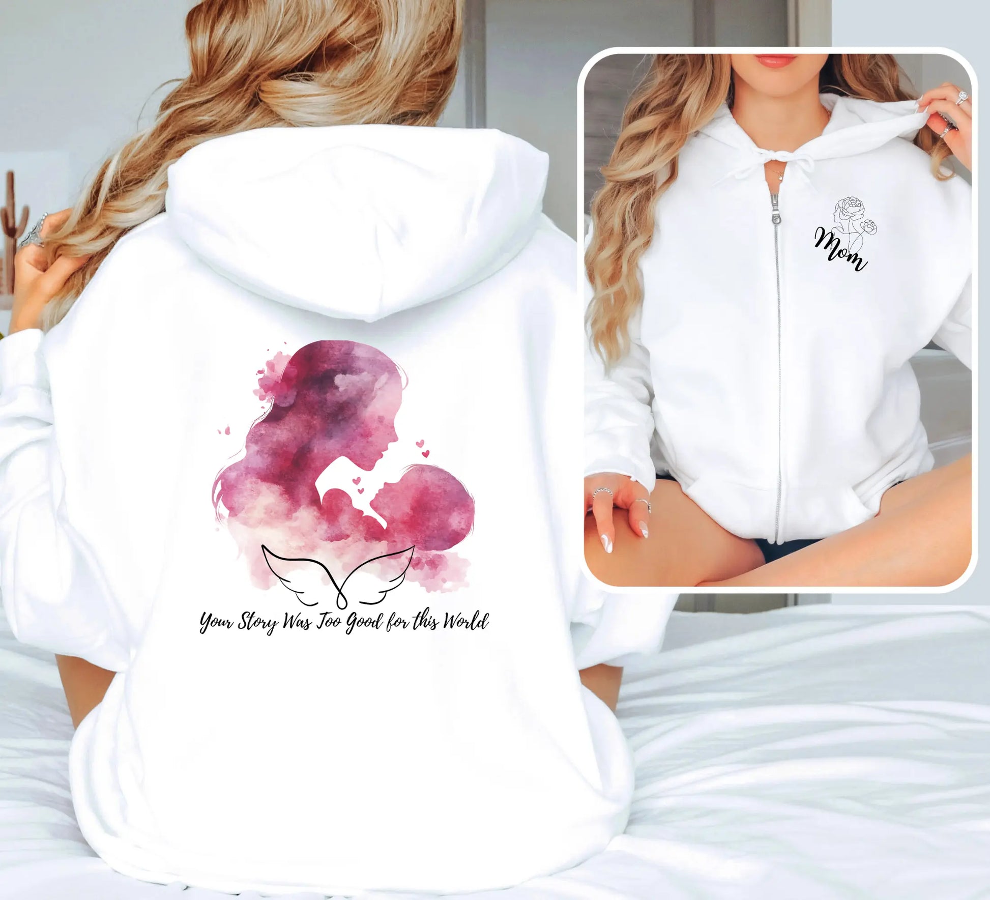 "Your Story Was too Good for This World" Bookishly Unisex heavy blend zip hoodie - TBRaring