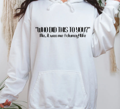 "Who Did This To You" Bookish Shop Unisex Hoodie - TBRaring