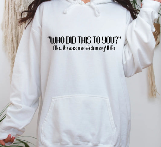 "Who Did This To You" Bookish Shop Unisex Hoodie - TBRaring