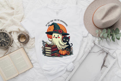 I'm Just Here For The Booooooooooooks Ghost classic tee