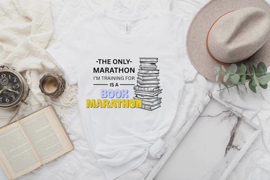 The Only Marathon I'm Training For Is A Book Marathon Unisex classic tee