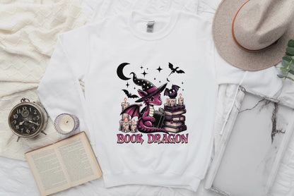 Halloween Book Dragon Sweatshirt