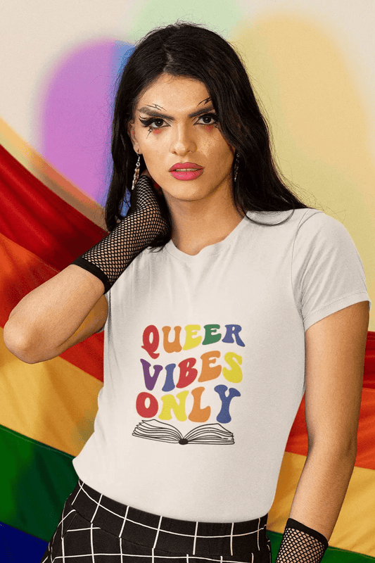 Queer Vibe Only Short - Sleeve Unisex T-Shirt - TBRaring