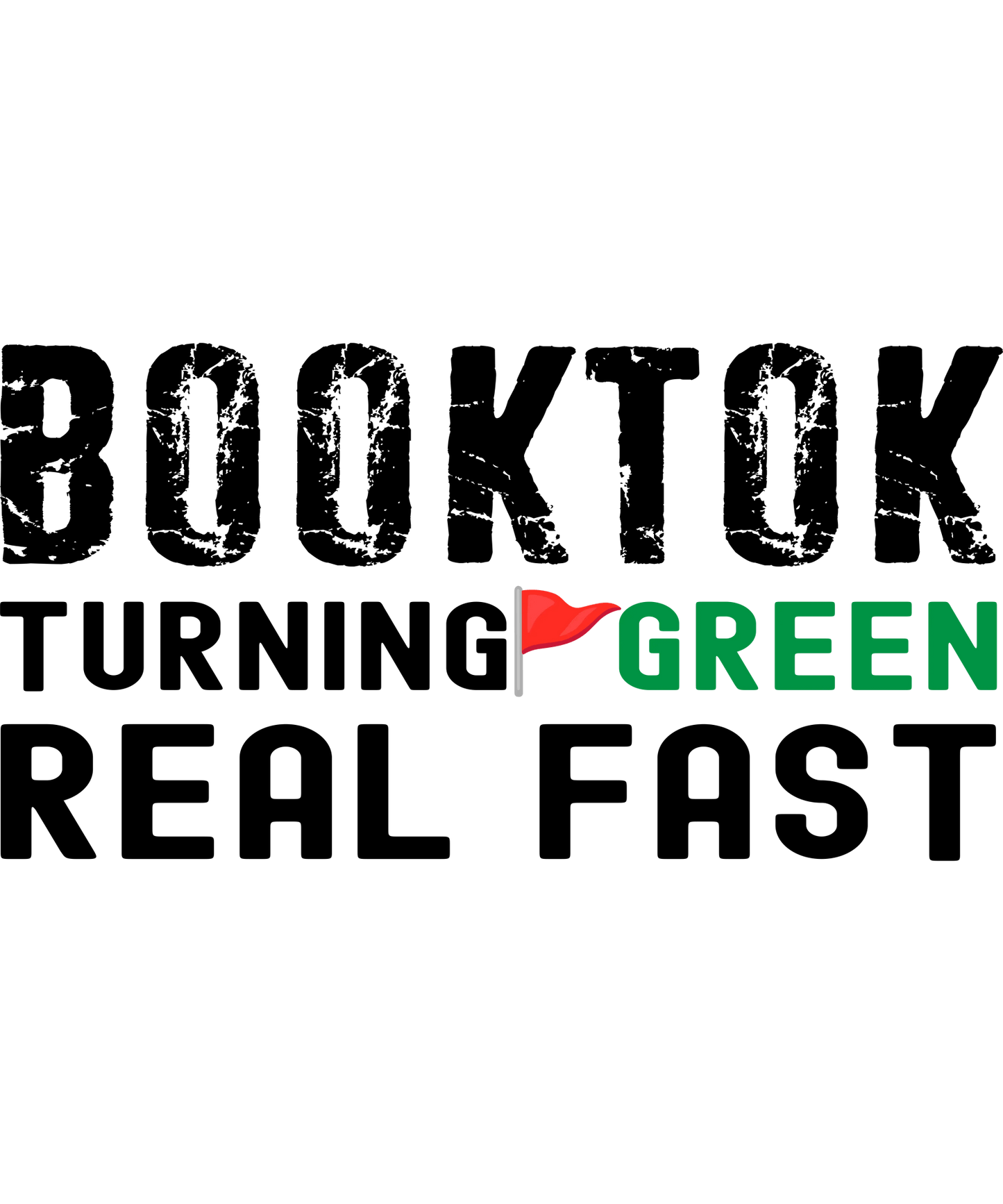 "Booktok Turning Red Flags Green" Women's Racerback Tank top bookish shop - TBRaring