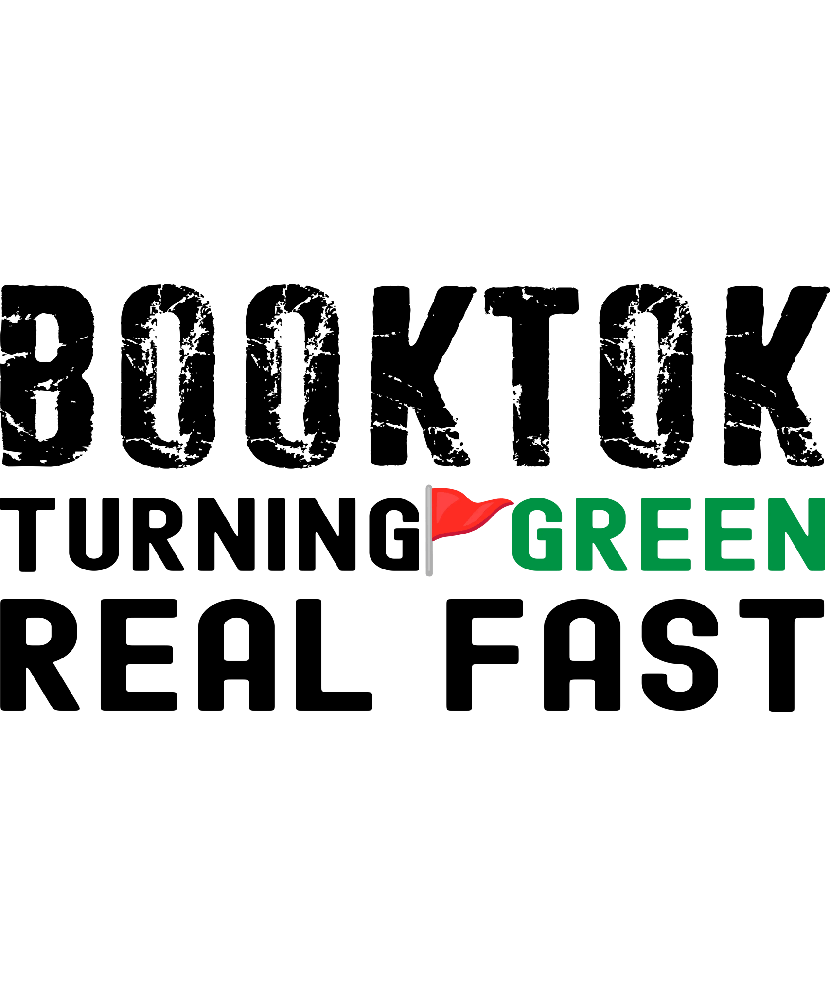 "Booktok Turning Red Flags Green" Women's Racerback Tank top bookish shop - TBRaring