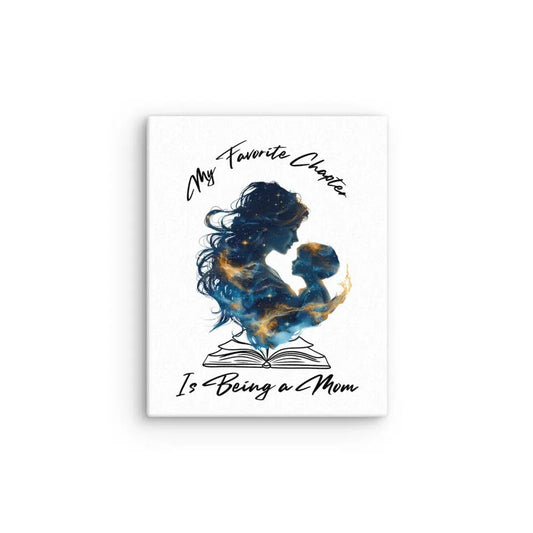 My Favorite Chapter is Being a Mom Thin canvas - TBRaring