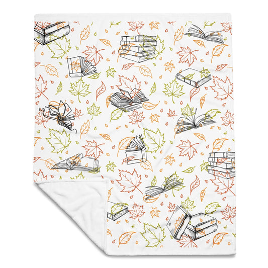 Fall Bookish Throw Blanket - TBRaring