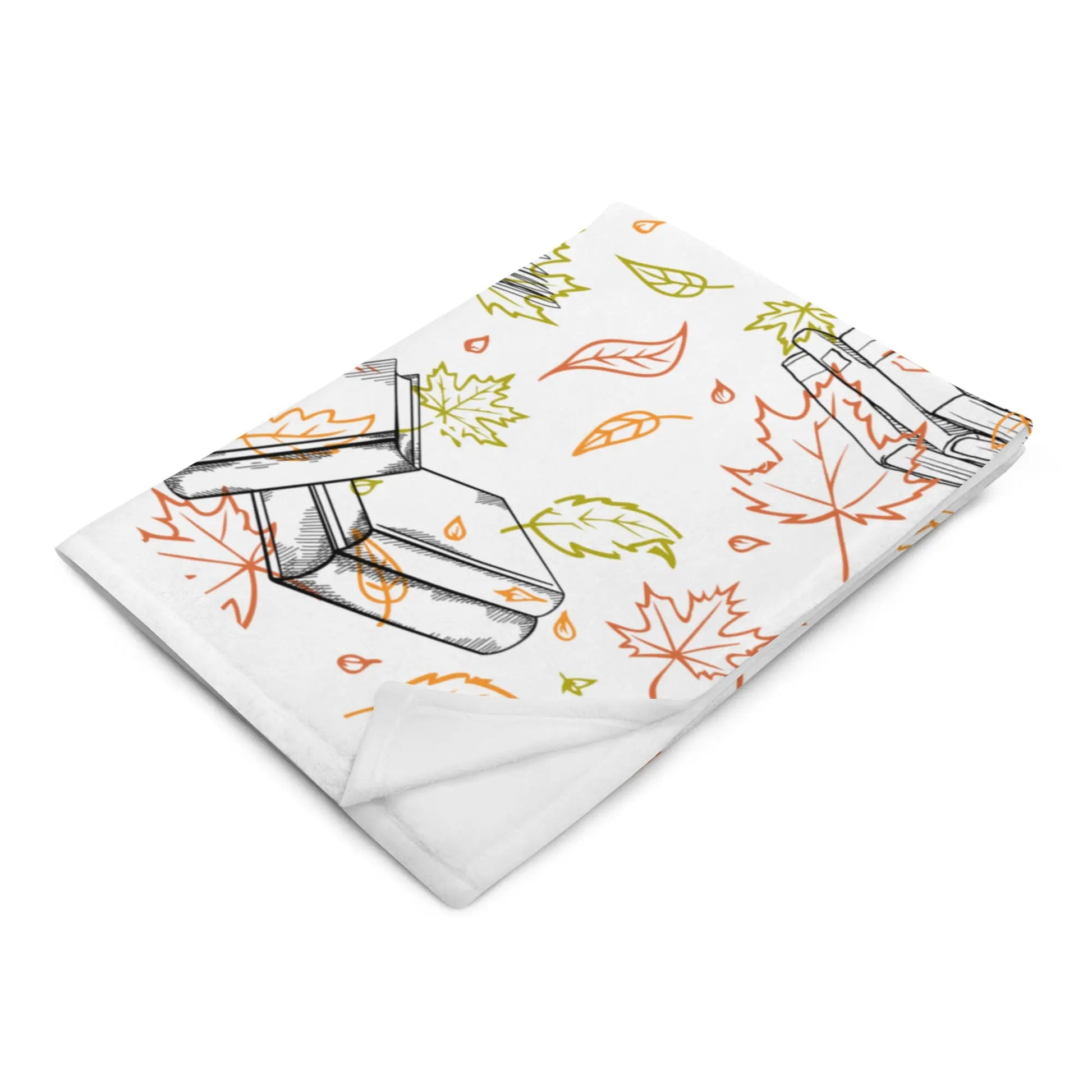 Fall Bookish Throw Blanket - TBRaring