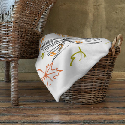 Fall Bookish Throw Blanket - TBRaring