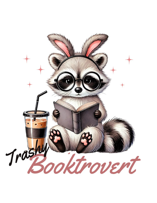 "Trashy Booktrovert" Short - Sleeve Unisex T-Shirt bookish merch - TBRaring