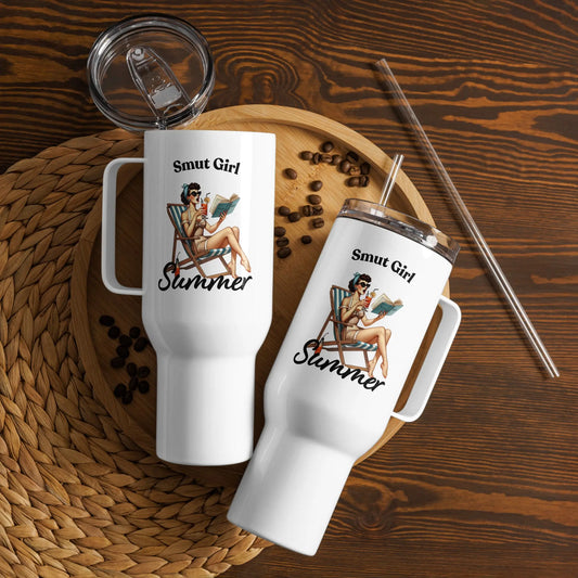 Smut Girl Summer Tumbler with a handle - TBRaring