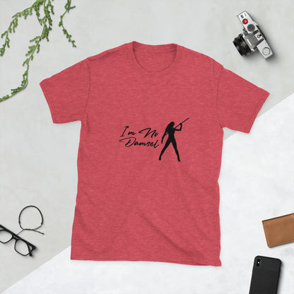 Bookish Shop "I'm No Damsel" Short - Sleeve Unisex T-Shirt - TBRaring