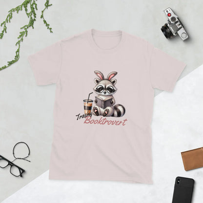 "Trashy Booktrovert" Short - Sleeve Unisex T-Shirt bookish merch - TBRaring