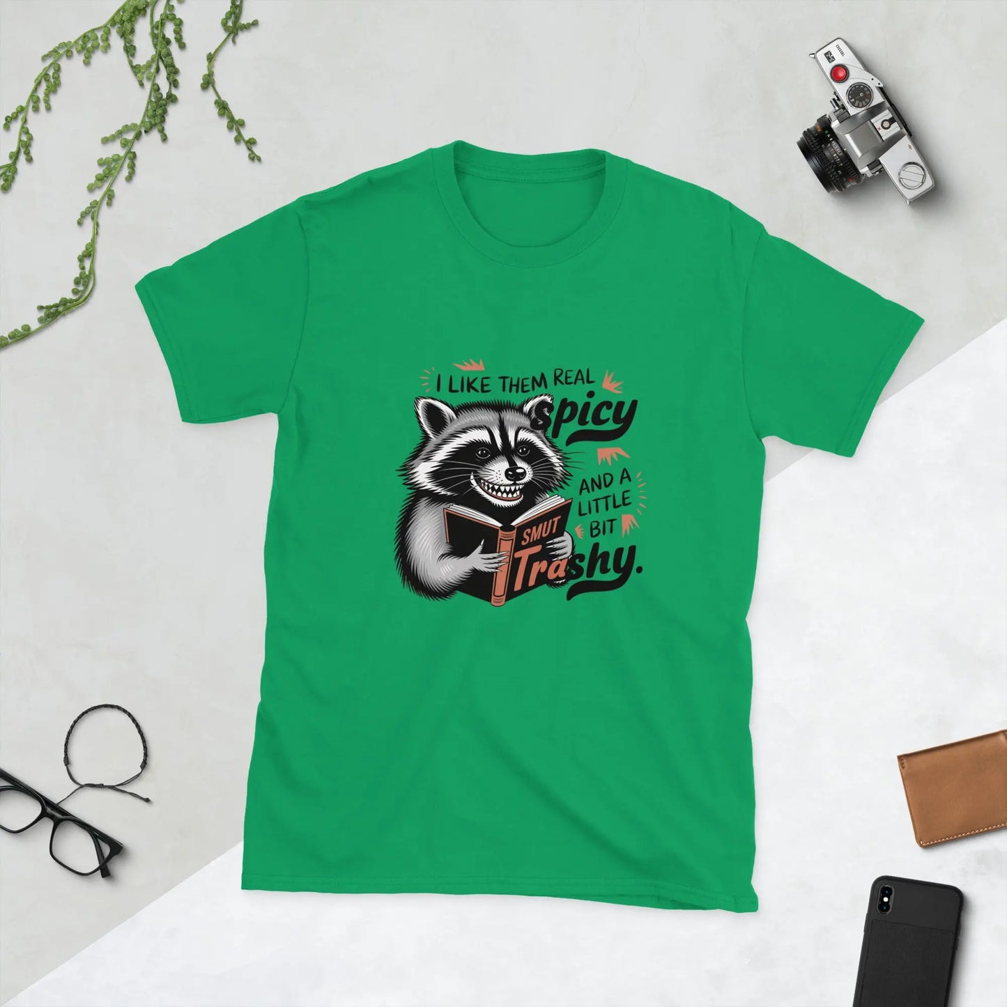 Bookish Shop "I Like Them Real Spicy" Short - Sleeve Unisex T-Shirt - TBRaring