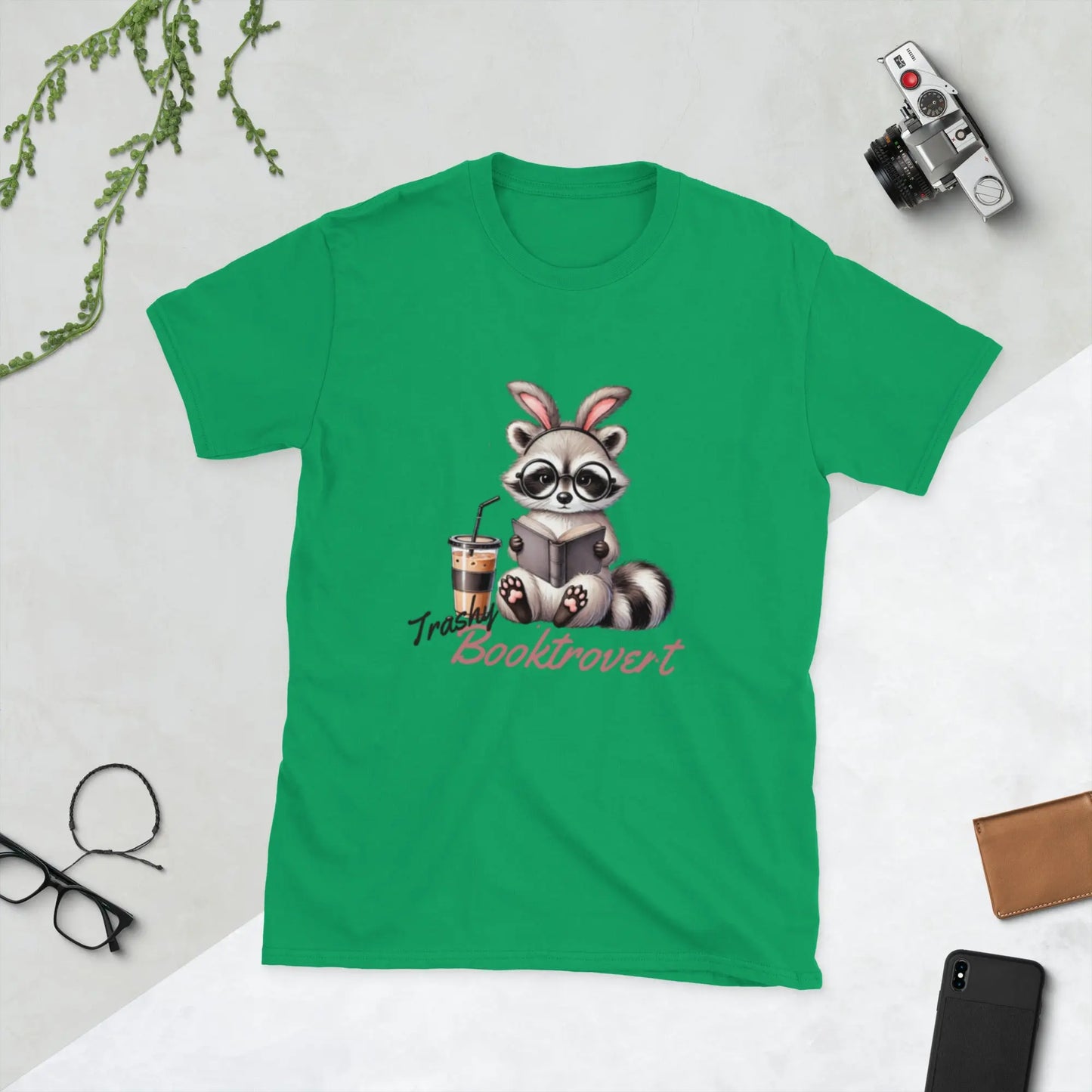 "Trashy Booktrovert" Short - Sleeve Unisex T-Shirt bookish merch - TBRaring