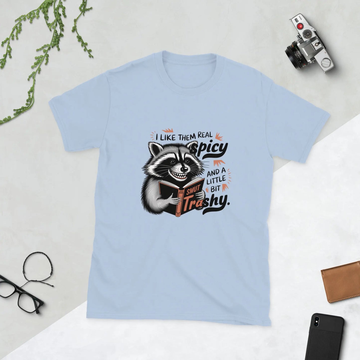 Bookish Shop "I Like Them Real Spicy" Short - Sleeve Unisex T-Shirt - TBRaring