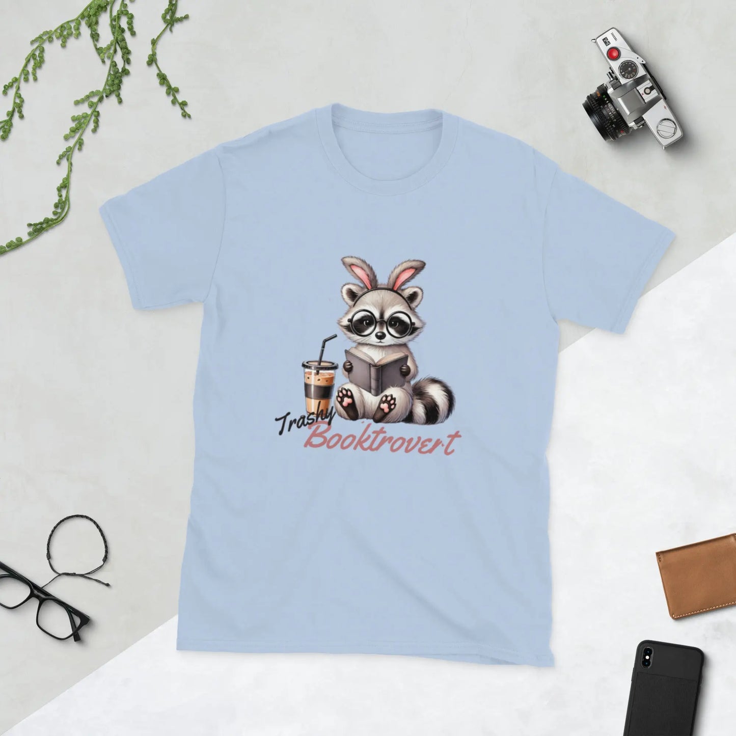 "Trashy Booktrovert" Short - Sleeve Unisex T-Shirt bookish merch - TBRaring