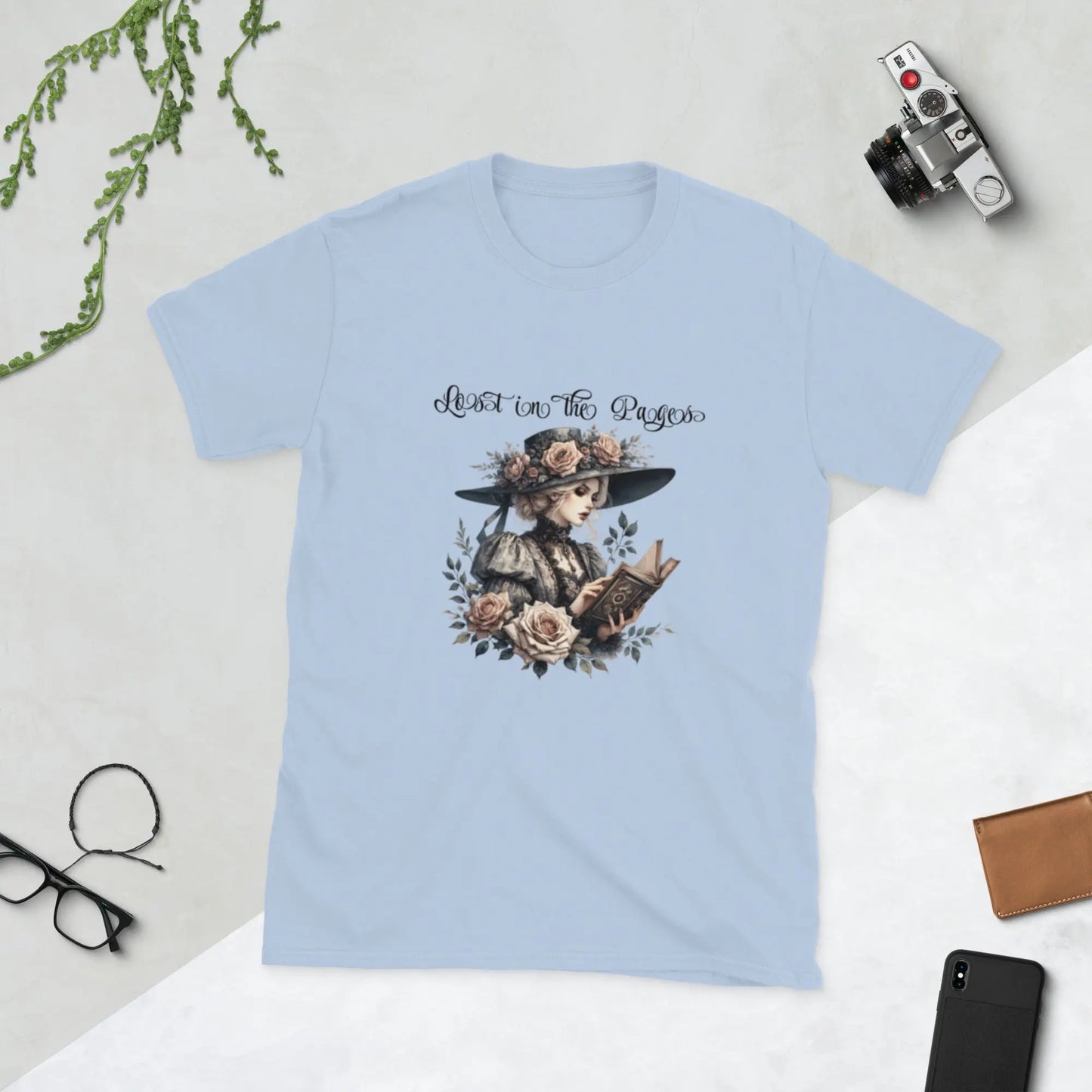 "Lost in the Pages" Short - Sleeve Unisex Bookishly T-Shirt - TBRaring