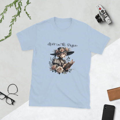 "Lost in the Pages" Short - Sleeve Unisex Bookishly T-Shirt - TBRaring