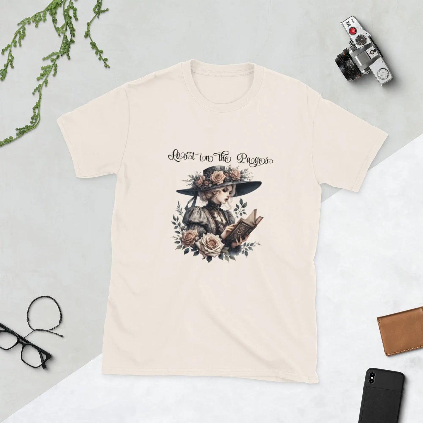 "Lost in the Pages" Short - Sleeve Unisex Bookishly T-Shirt - TBRaring