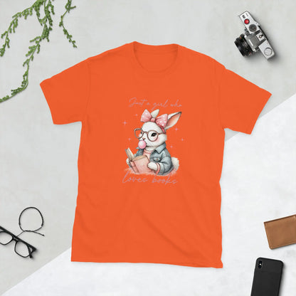 Bookish Shop "Just a Girl Who Loves Books" Short - Sleeve Unisex T-Shirt - TBRaring