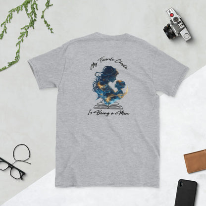 "My Favorite Chapter is Being a Mom" Short - Sleeve Unisex Bookishly T-Shirt - TBRaring