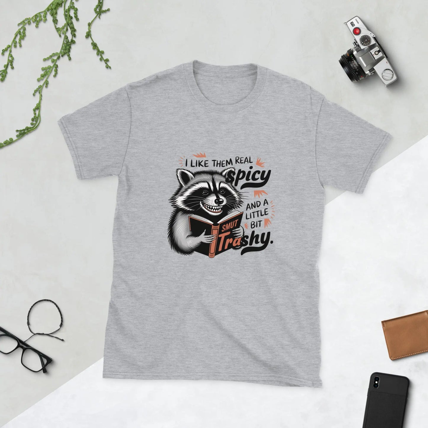 Bookish Shop "I Like Them Real Spicy" Short - Sleeve Unisex T-Shirt - TBRaring
