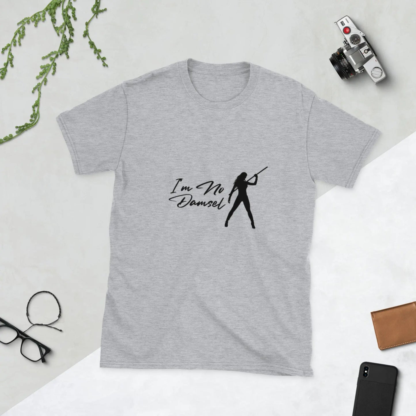 Bookish Shop "I'm No Damsel" Short - Sleeve Unisex T-Shirt - TBRaring