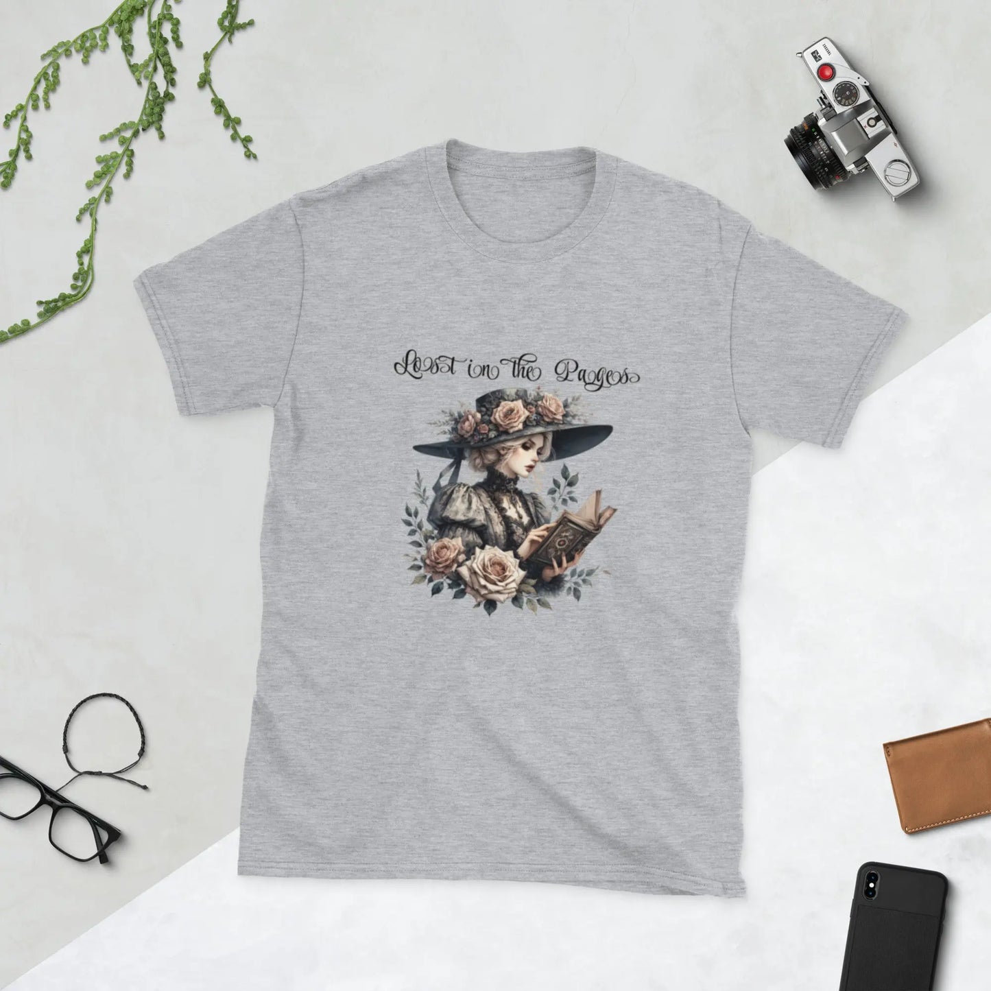"Lost in the Pages" Short - Sleeve Unisex Bookishly T-Shirt - TBRaring