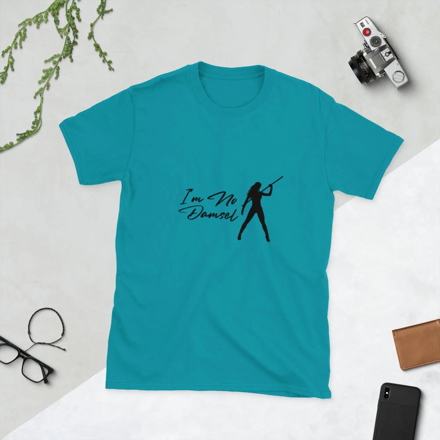 Bookish Shop "I'm No Damsel" Short - Sleeve Unisex T-Shirt - TBRaring