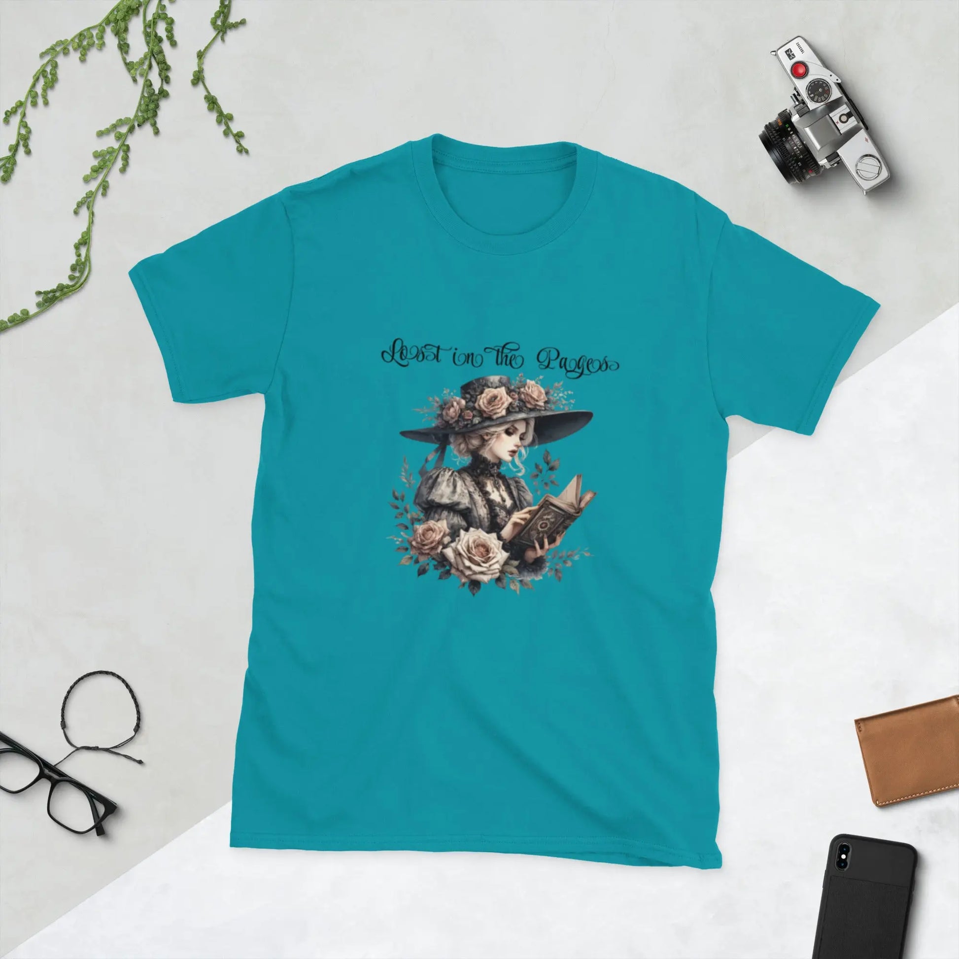 "Lost in the Pages" Short - Sleeve Unisex Bookishly T-Shirt - TBRaring