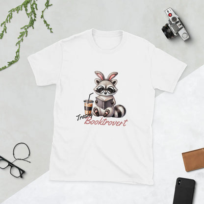 "Trashy Booktrovert" Short - Sleeve Unisex T-Shirt bookish merch - TBRaring