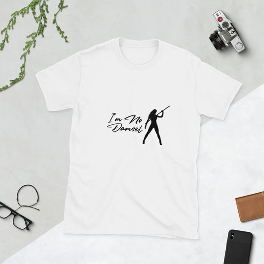 Bookish Shop "I'm No Damsel" Short - Sleeve Unisex T-Shirt - TBRaring
