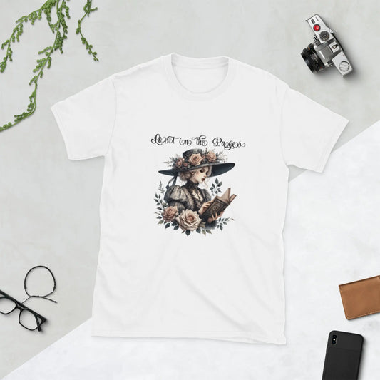 "Lost in the Pages" Short - Sleeve Unisex Bookishly T-Shirt - TBRaring