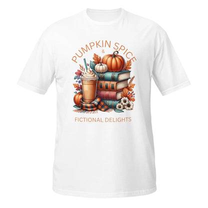 Pumpkin Spice & Fictional Delights Short - Sleeve Unisex T-Shirt - TBRaring