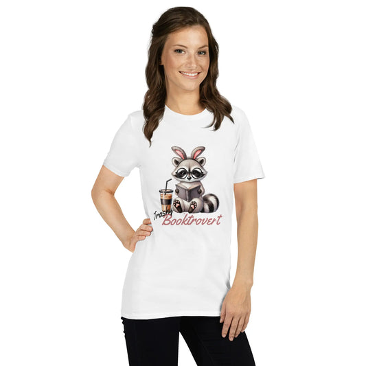 "Trashy Booktrovert" Short - Sleeve Unisex T-Shirt bookish merch - TBRaring