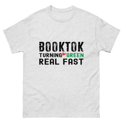 "Booktok Turning Red Flags Green" Unisex classic tee Bookish Goods - TBRaring