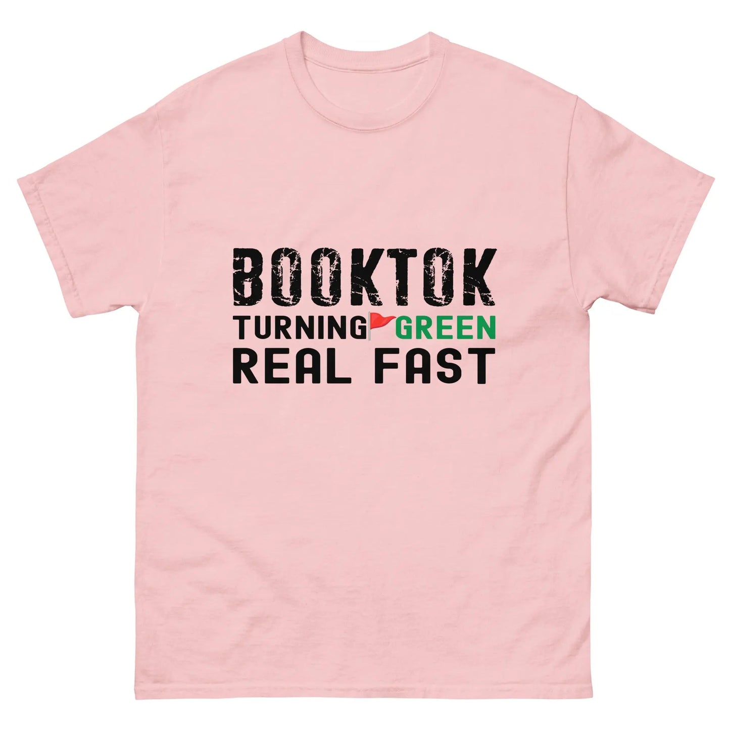 "Booktok Turning Red Flags Green" Unisex classic tee Bookish Goods - TBRaring