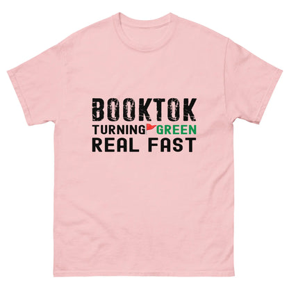 "Booktok Turning Red Flags Green" Unisex classic tee Bookish Goods - TBRaring