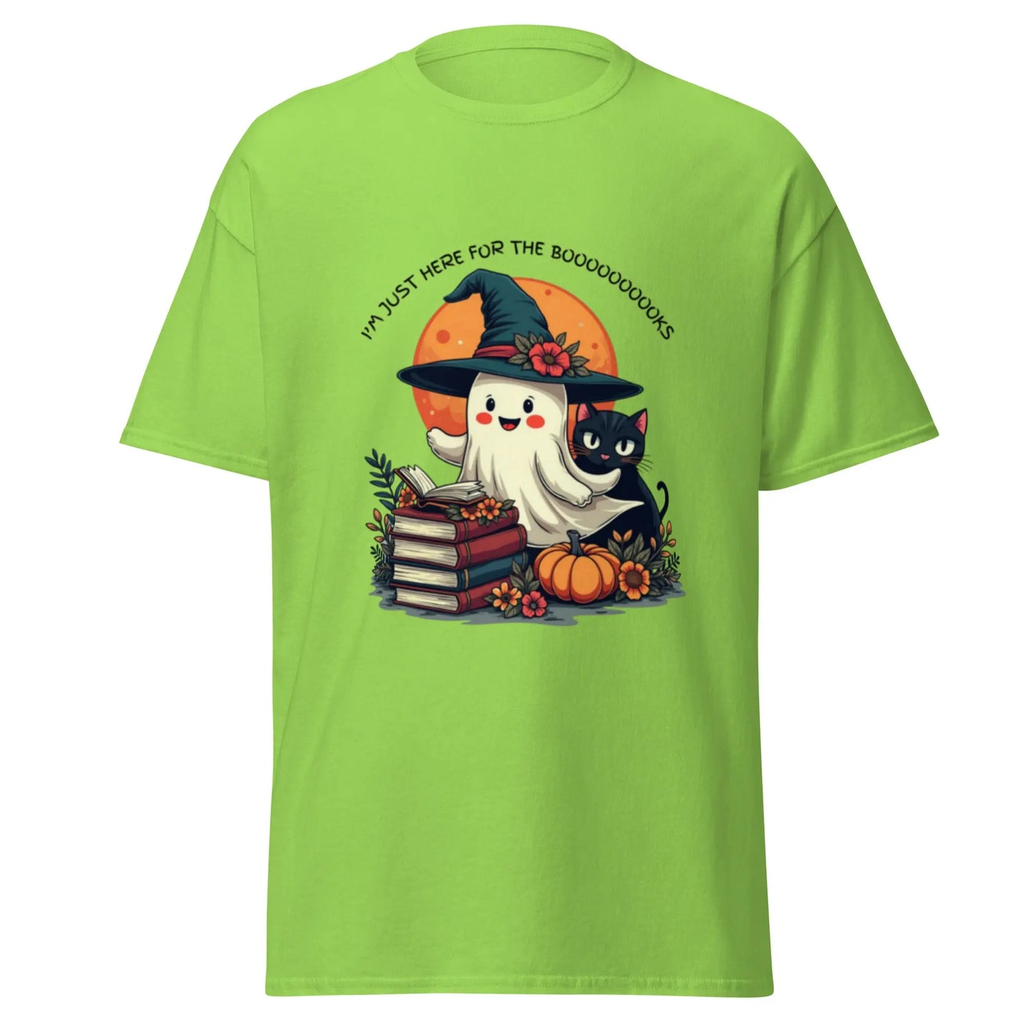 I'm Just Here For The Booooooooooooks Ghost classic tee - TBRaring