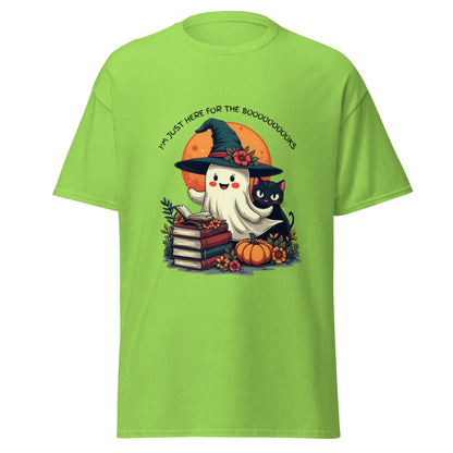 I'm Just Here For The Booooooooooooks Ghost classic tee - TBRaring