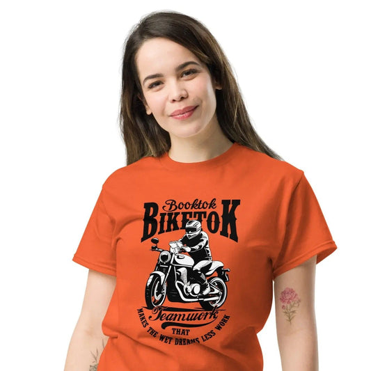 Bookish Shop "Booktok Biketok Teamwork" Unisex classic tee - TBRaring