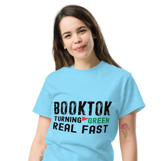 "Booktok Turning Red Flags Green" Unisex classic tee Bookish Goods - TBRaring