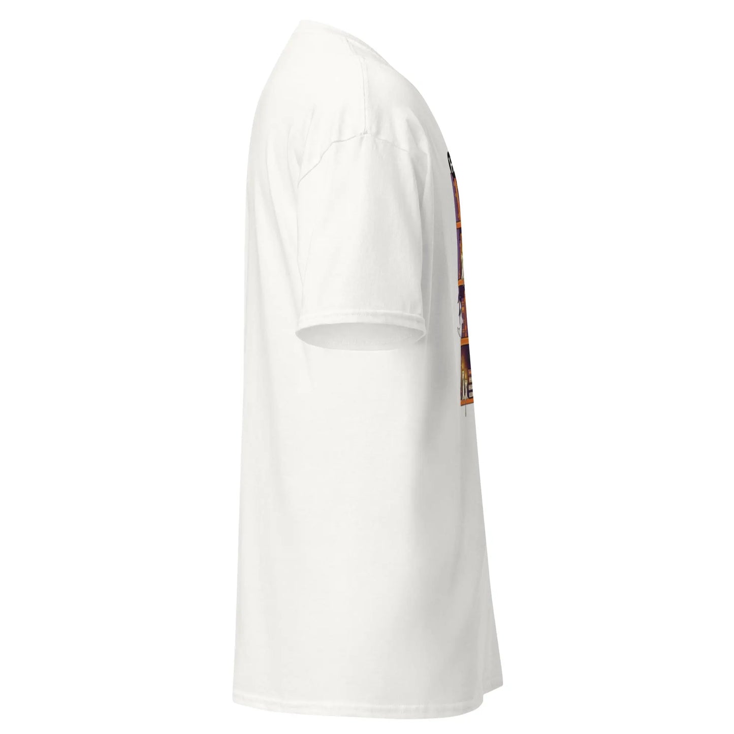 Ghost Halloween Bookcase classic tee - TBRaring