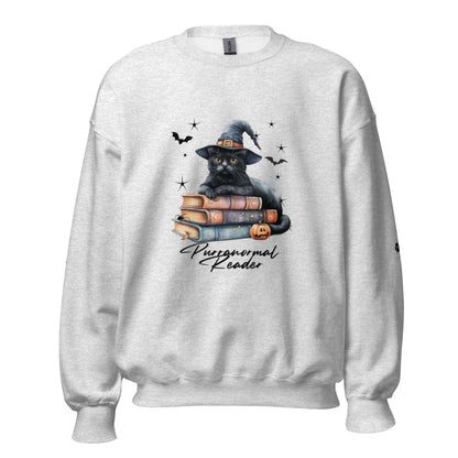Purranormal Reads Sweatshirt With Paws On Sleeves - TBRaring