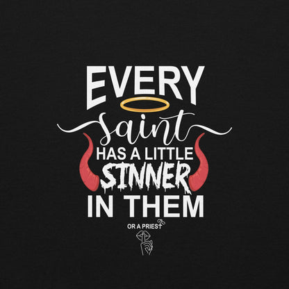 "Every Saint Has a Little Sinner In Them" Unisex Sweatshirt Bookish Goods - TBRaring