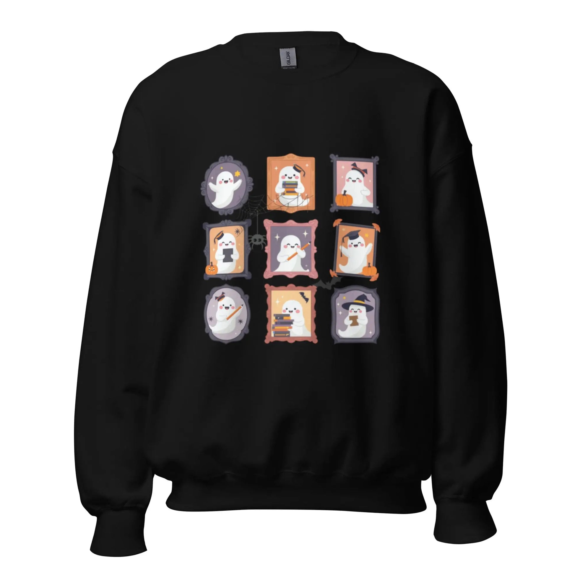Ghost Teacher Picture Frame Sweatshirt - TBRaring